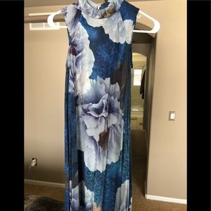 Free People Silverlake Dress Deep sapphire combo